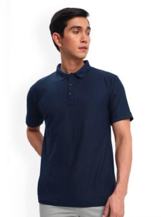 Poly Cotton Solid Half Sleeves Mens Polo T-shirt (Pack of 3)